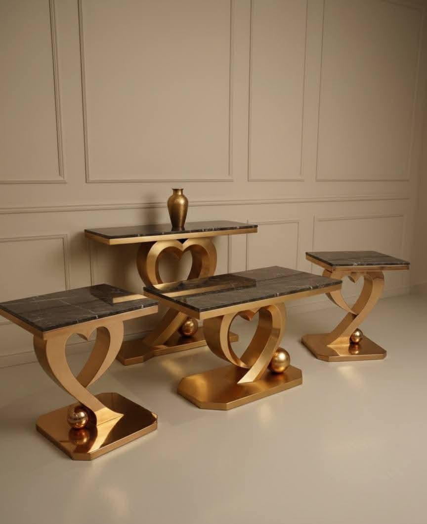 ترابيزات استيل دهبي